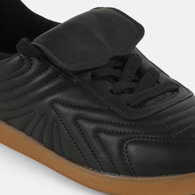 J.Fontini Women Black Casual Sneakers (SKU: 75-166-11-37)