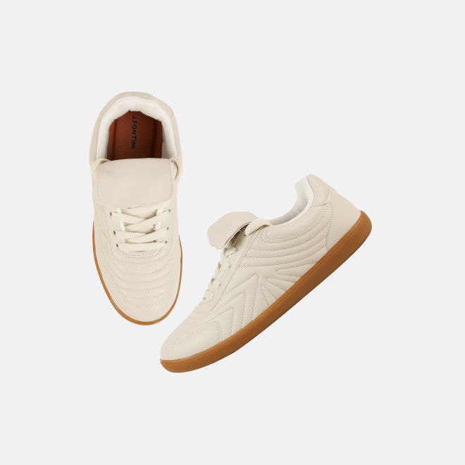 J.Fontini Women Off-white Casual Sneakers (SKU: 75-166-66-36)
