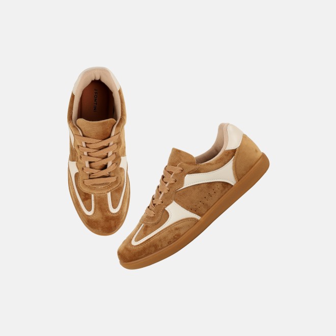 J.Fontini Women Tan Casual Sneakers (SKU: 75-167-23-37)