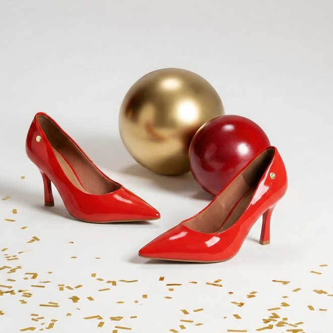 J.Fontini Women Red Formal Pumps