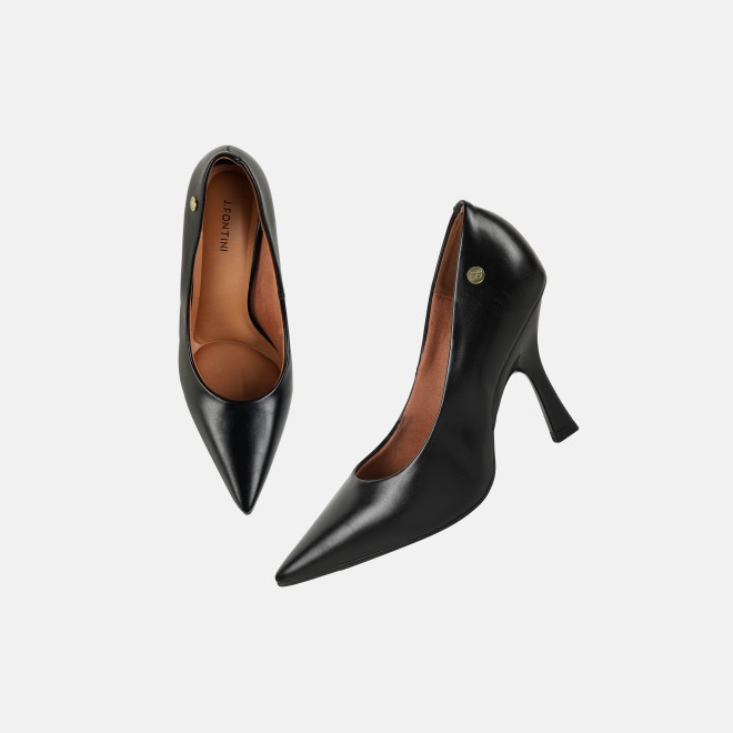 J.Fontini Women Black Formal Pumps (SKU: 75-168-11-36)