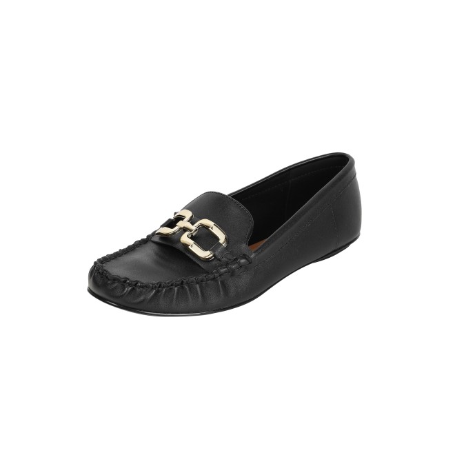 J.Fontini Women Black Casual Loafers (SKU: 75-169-11-36)