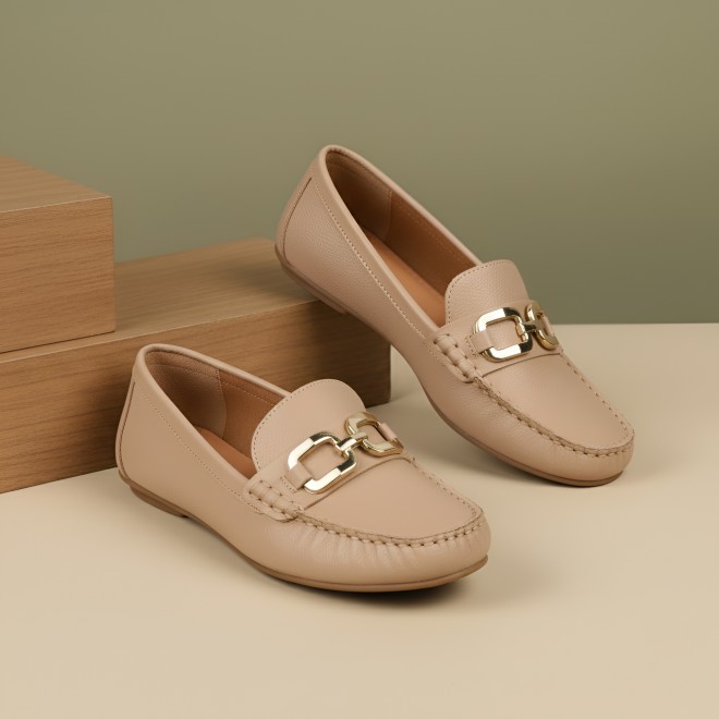 J.Fontini Women Beige Casual Loafers