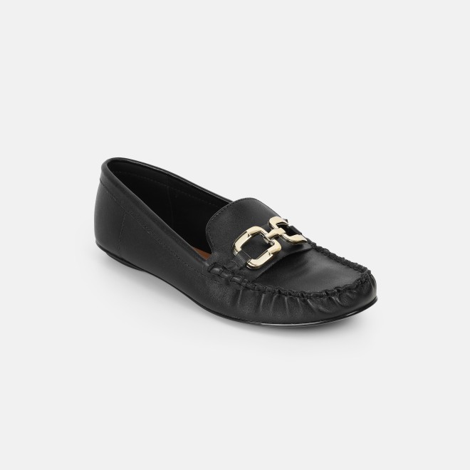 J.Fontini Women Black Casual Loafers (SKU: 75-169-11-36)