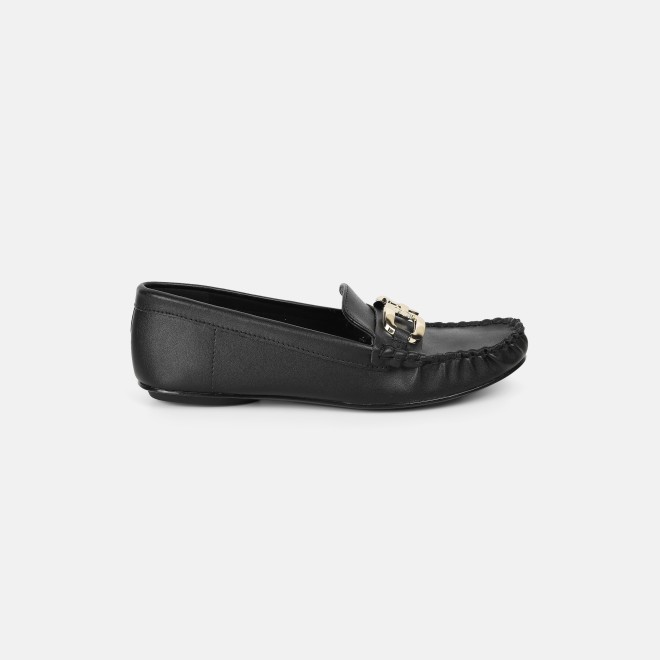 J.Fontini Women Black Casual Loafers (SKU: 75-169-11-36)