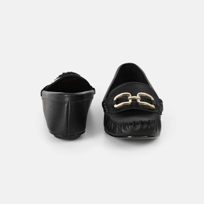 J.Fontini Women Black Casual Loafers (SKU: 75-169-11-36)