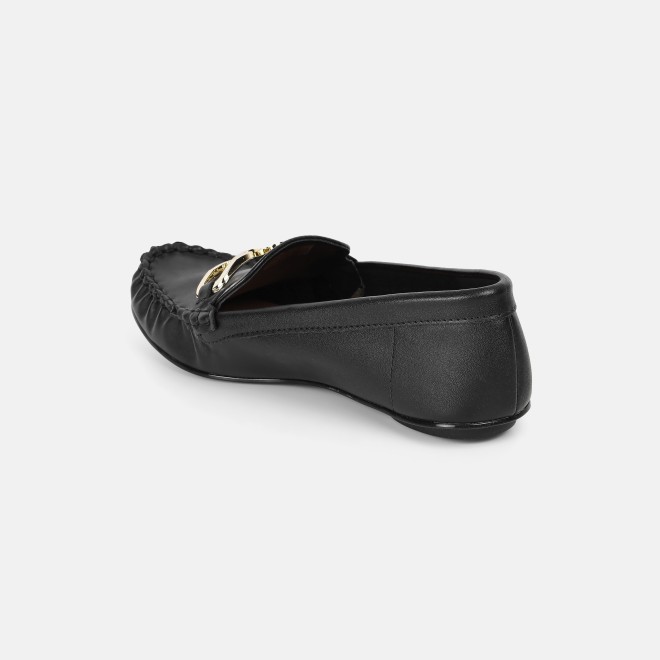 J.Fontini Women Black Casual Loafers (SKU: 75-169-11-36)