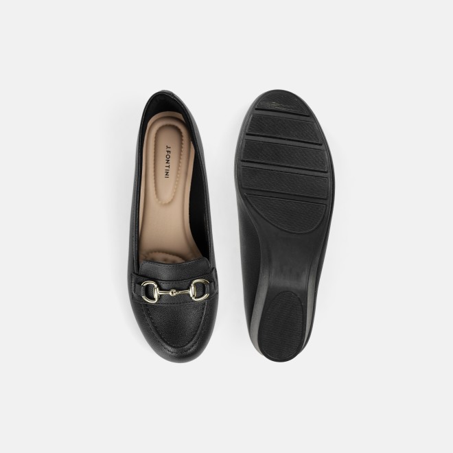 J.Fontini Women Black Casual Ballerinas (SKU: 75-170-11-37)