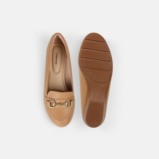 J.Fontini Women Tan Casual Ballerinas (SKU: 75-170-23-37)