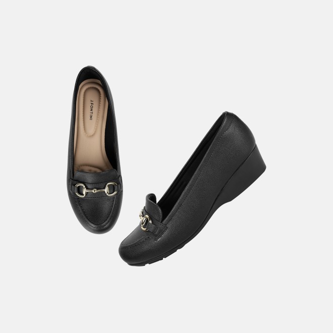 J.Fontini Women Black Casual Ballerinas (SKU: 75-170-11-37)