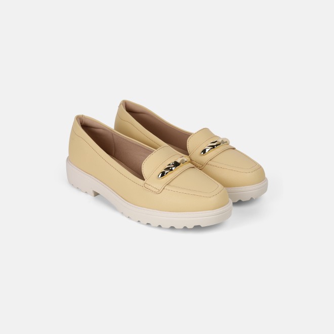 J.Fontini Women Yellow Casual Loafers (SKU: 75-171-33-37)