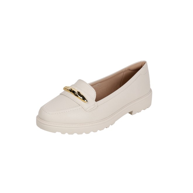 J.Fontini Women Off-white Casual Loafers (SKU: 75-171-66-37)