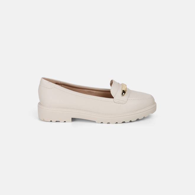 J.Fontini Women Off-white Casual Loafers (SKU: 75-171-66-37)