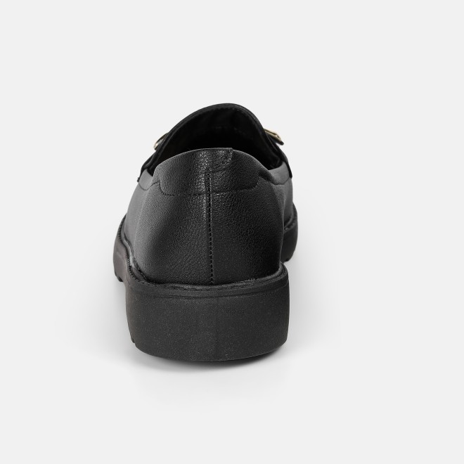 J.Fontini Women Black Casual Loafers (SKU: 75-171-11-36)