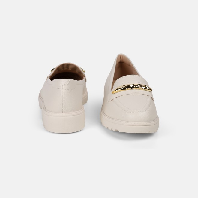 J.Fontini Women Off-white Casual Loafers (SKU: 75-171-66-37)
