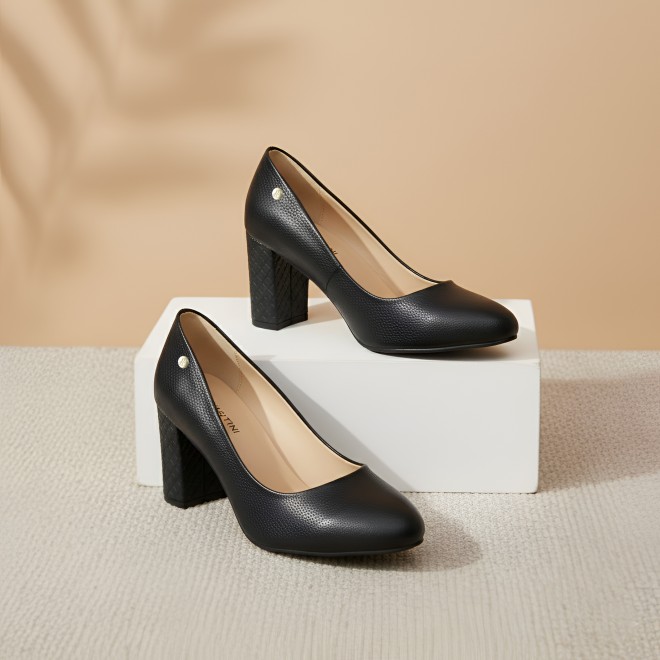J.Fontini Women Black Formal Pumps