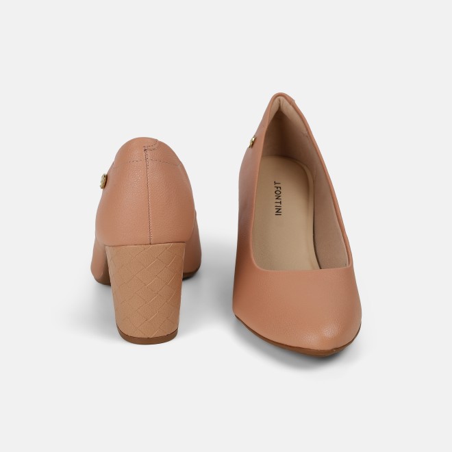 J.Fontini Women Peach Formal Pumps (SKU: 75-172-80-36)