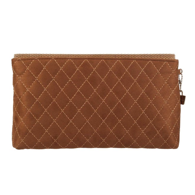 Cheemo Women Antique-Gold Envelope Clutch (SKU: 77-105-28-10)