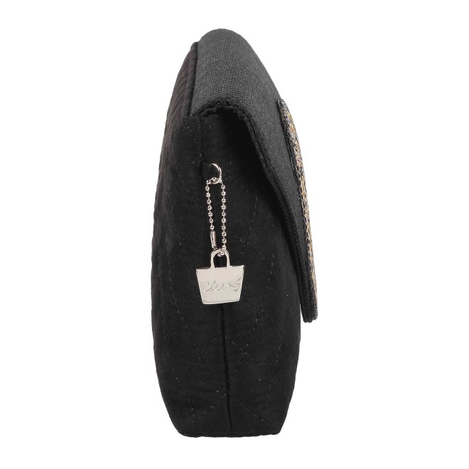 Cheemo Women Black Envelope Clutch (SKU: 77-105-11-10)