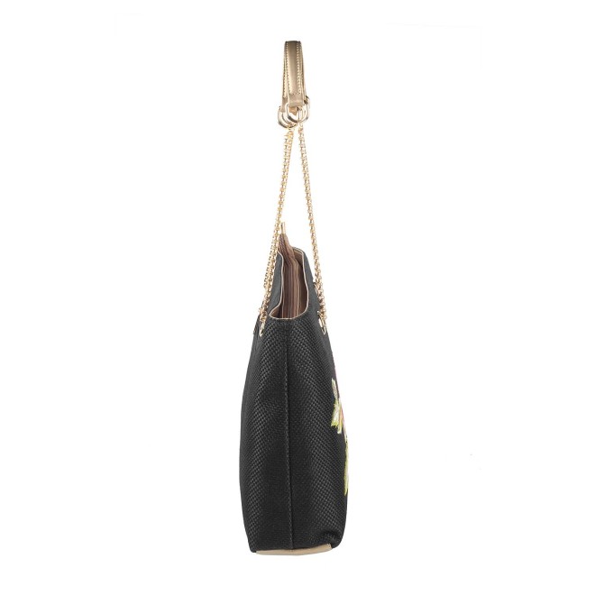 Cheemo Women Black Shoulder Bag (SKU: 77-12-11-10)