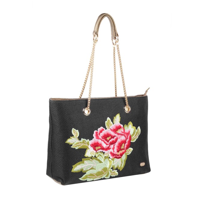 Cheemo Women Black Shoulder Bag (SKU: 77-12-11-10)