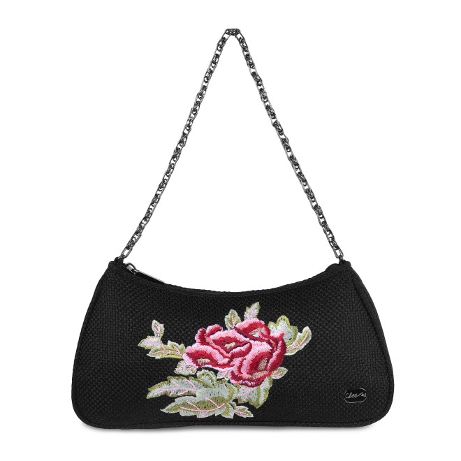 Cheemo Women Black Evening Bag