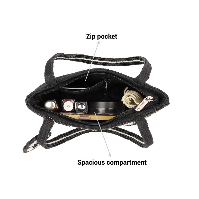 Cheemo Women Black Shoulder Bag (SKU: 77-158-11-10)