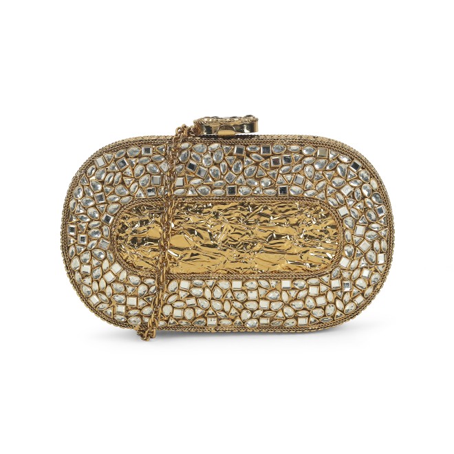 Cheemo Women Antic-gold Evening Bag (SKU: 77-176-28-10)