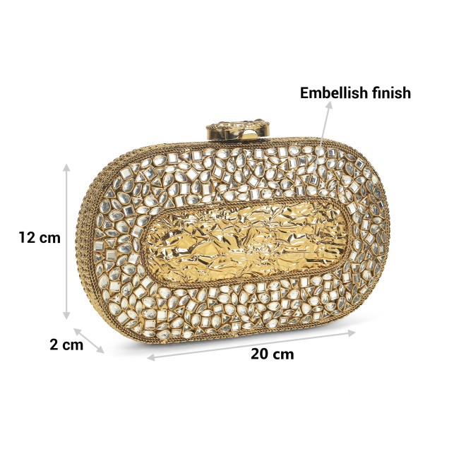 Cheemo Women Antic-gold Evening Bag (SKU: 77-176-28-10)
