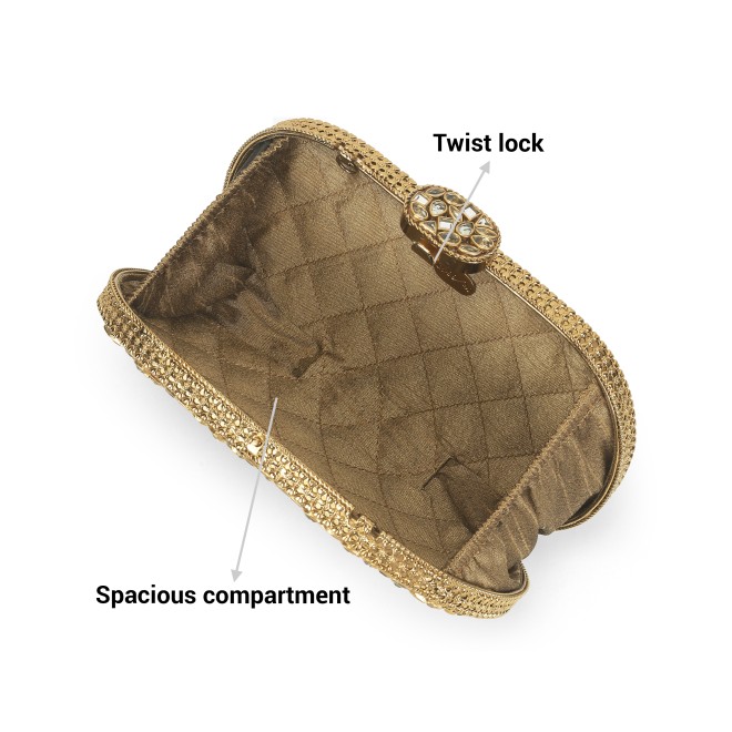 Cheemo Women Antic-gold Evening Bag (SKU: 77-176-28-10)