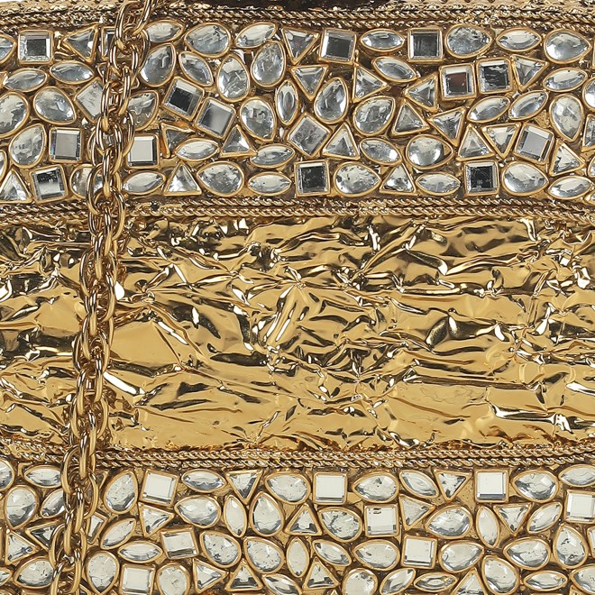 Cheemo Women Antic-gold Evening Bag (SKU: 77-176-28-10)