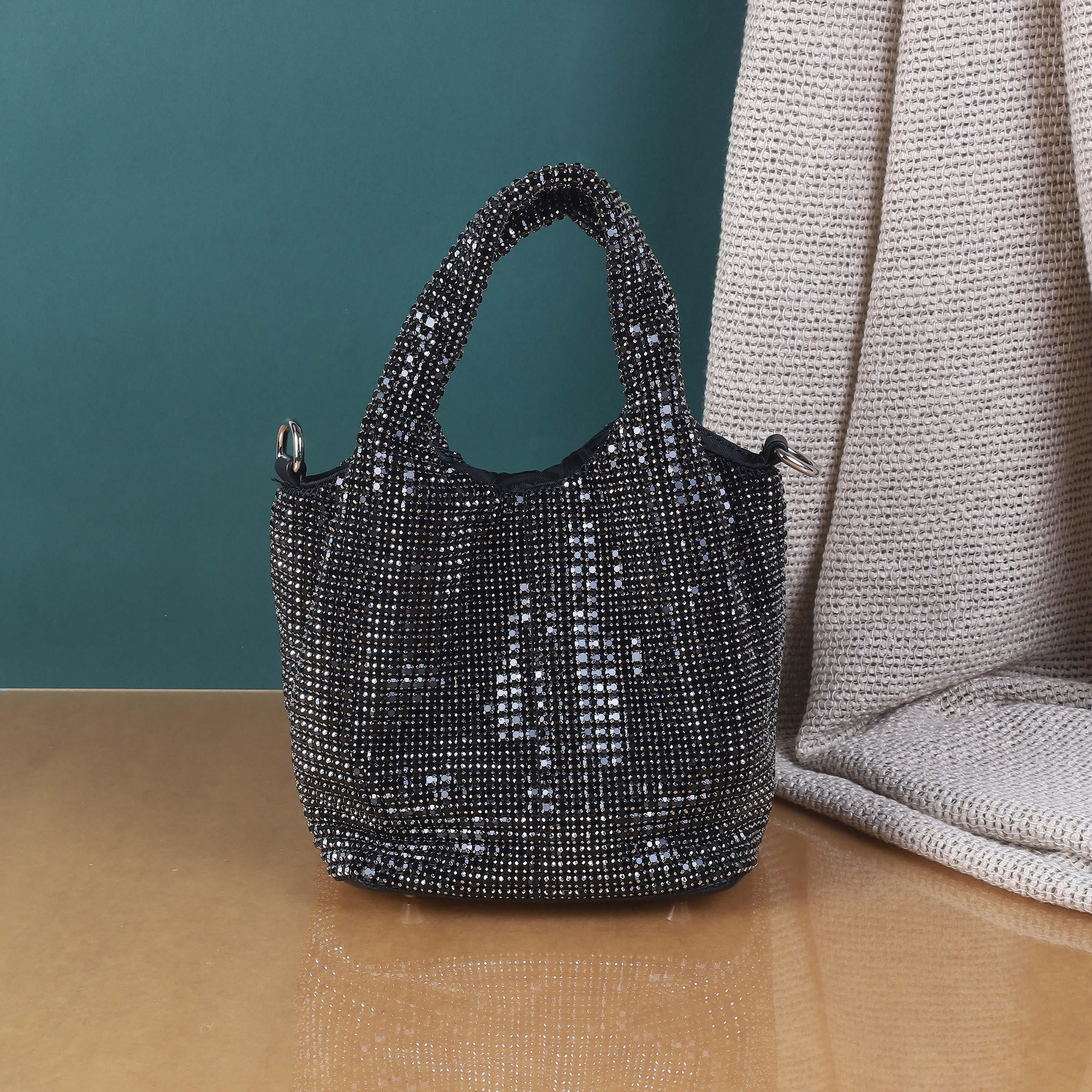 Cheemo Women Black Hobo Bag