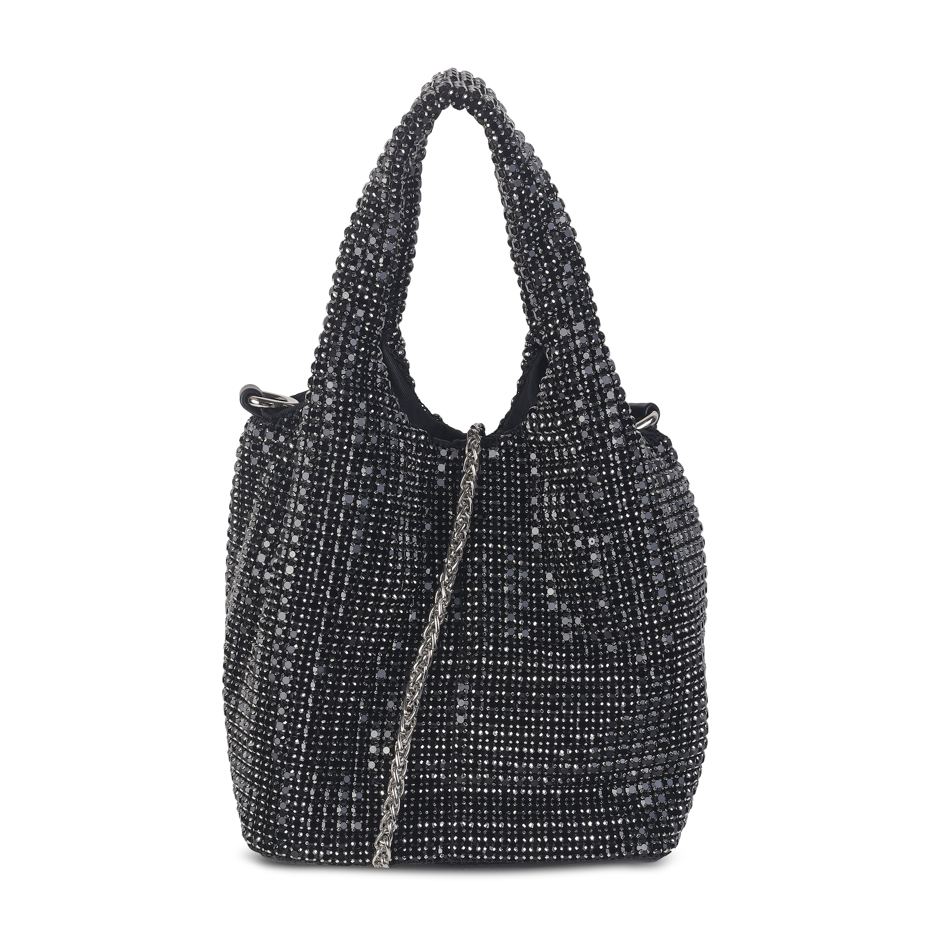 Cheemo Women Black Hobo Bag (SKU: 77-196-11-10)
