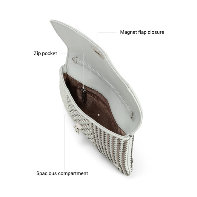 Cheemo Women Grey Evening Bag (SKU: 77-222-14-10)
