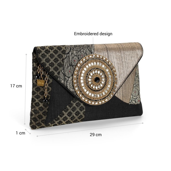 Cheemo Women Black Evening Bag (SKU: 77-250-11-10)