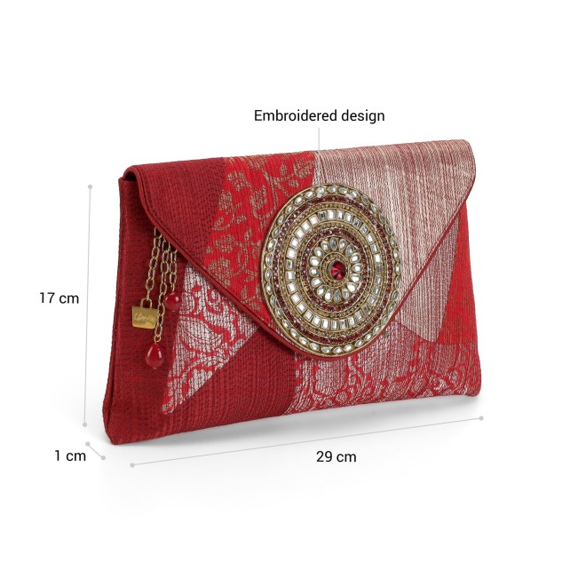 Cheemo Women Red Evening Bag (SKU: 77-250-18-10)