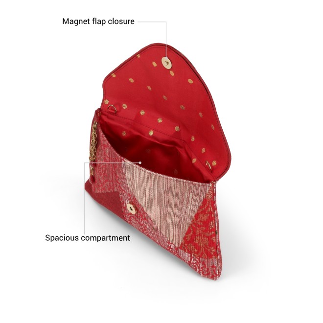 Cheemo Women Red Evening Bag (SKU: 77-250-18-10)