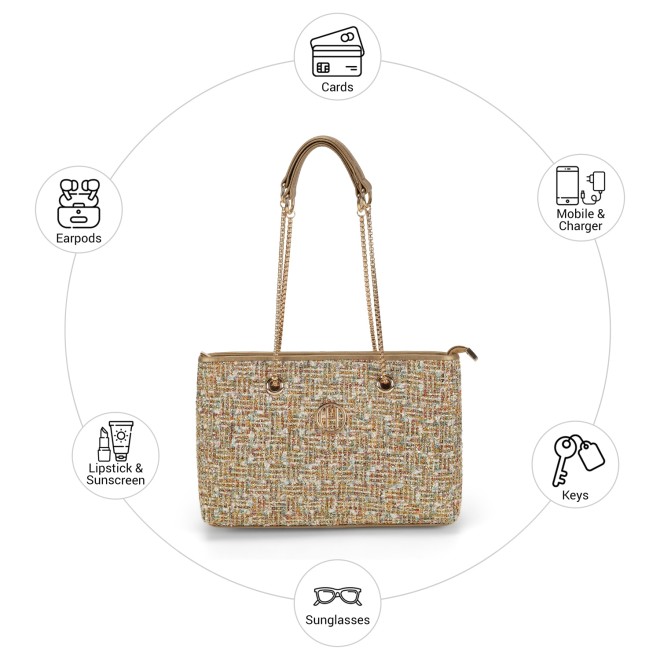 Cheemo Women Beige Shoulder Bag (SKU: 77-262-20-10)