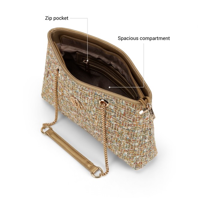 Cheemo Women Beige Shoulder Bag (SKU: 77-262-20-10)