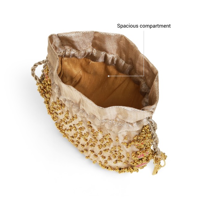 Cheemo Women Gold Potlis (SKU: 77-267-15-10)