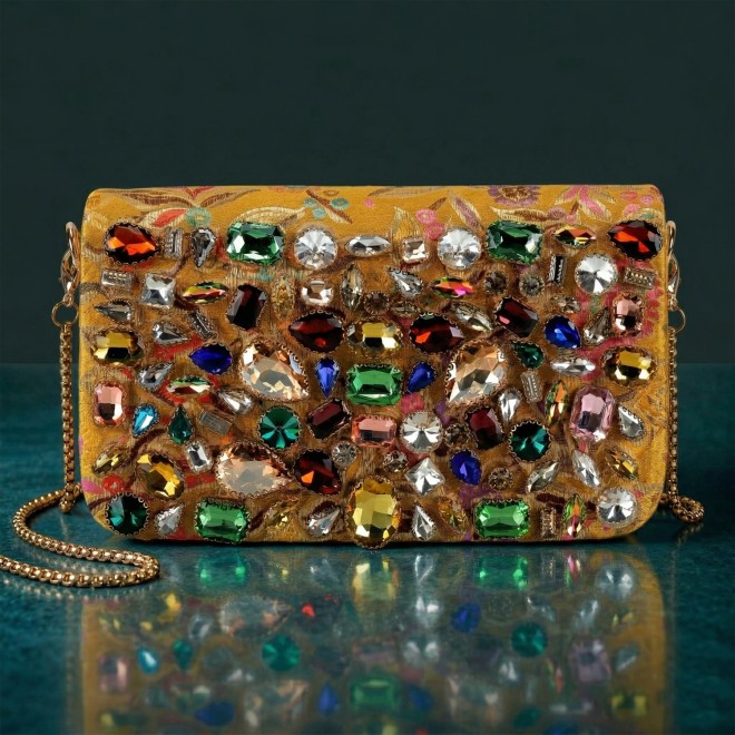 Cheemo Women Orange Evening Bag