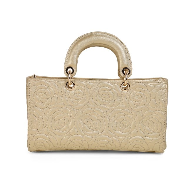 Cheemo Women Gold Satchel Bag (SKU: 77-276-15-10)