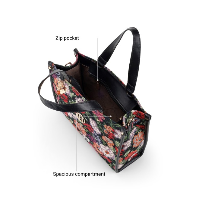Cheemo Women Blue-multi Satchel Bag (SKU: 77-277-54-10)