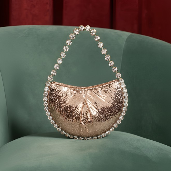 Cheemo Women Bronze Evening Bag