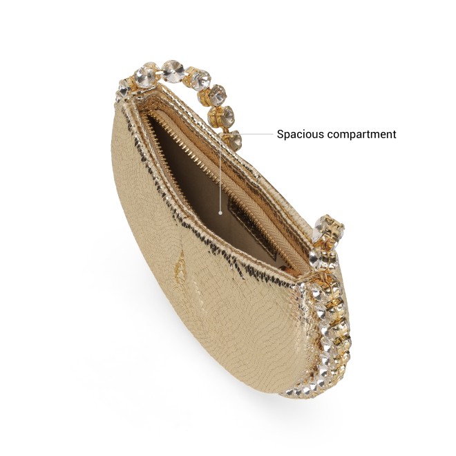 Cheemo Women Gold Evening Bag (SKU: 77-279-15-10)