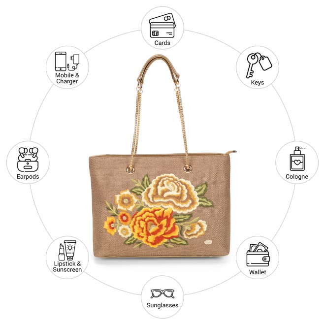 Cheemo Women Antic-gold Shoulder Bag (SKU: 77-280-28-10)