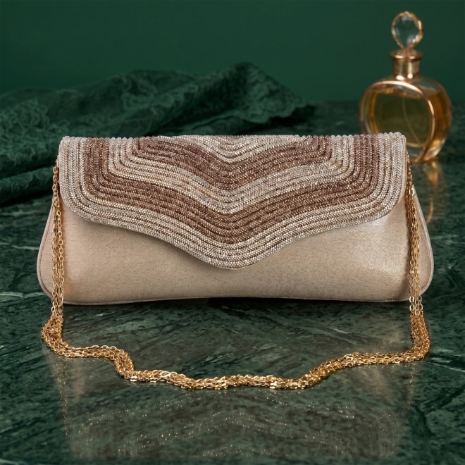 Cheemo Women Gold Evening Bag