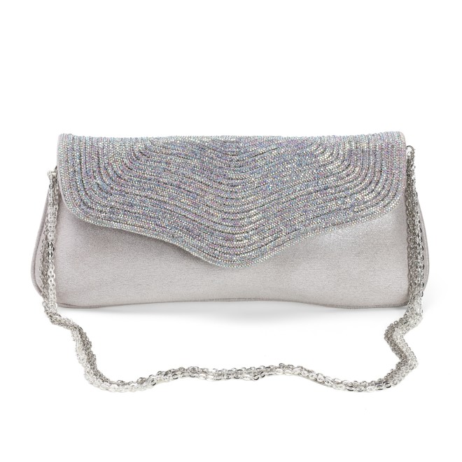 Cheemo Women Silver Evening Bag (SKU: 77-283-27-10)