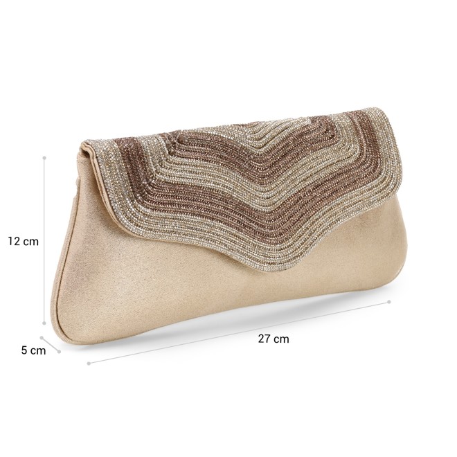 Cheemo Women Gold Evening Bag (SKU: 77-283-15-10)