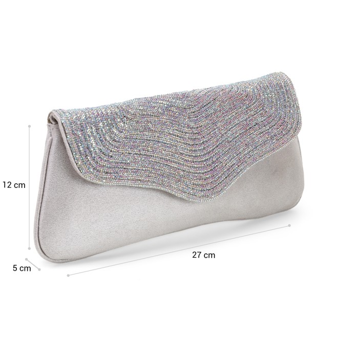 Cheemo Women Silver Evening Bag (SKU: 77-283-27-10)